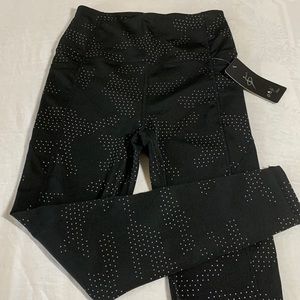 Women’s Leggings with Silver Dot Detail